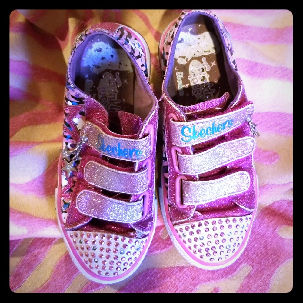 Sketchers twinkle toes light up sneakers